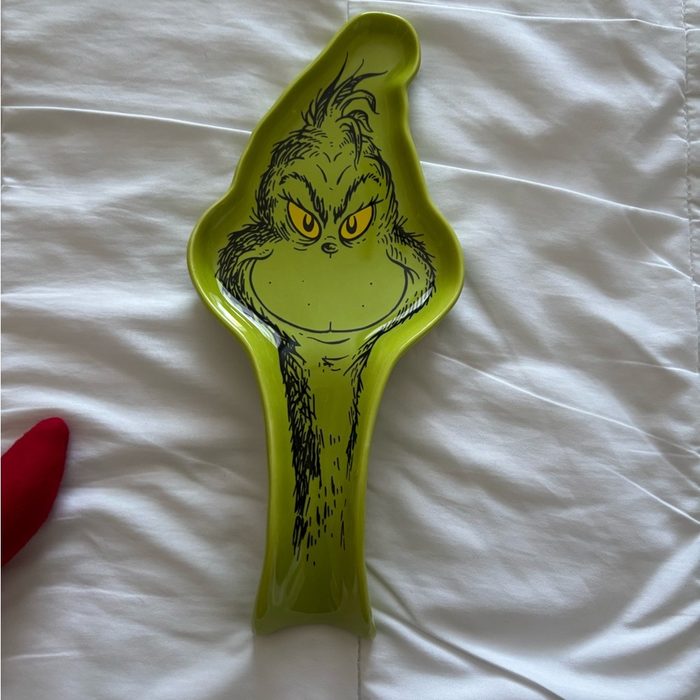 Grinch Green Holiday Spoon Rest